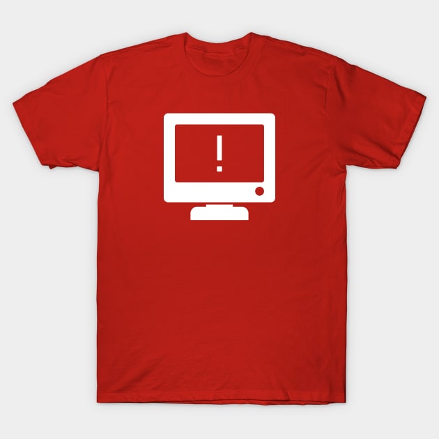 Computer System Warning T-Shirt by cryptogeek